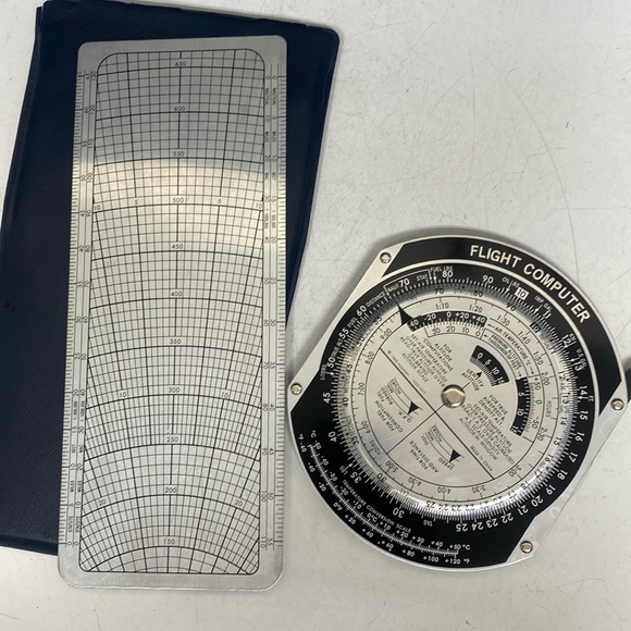 VFR Navigation Planning Set E6B Flight Computer Rotary Plotter VFR Flight Poster - Picture 10 of 17